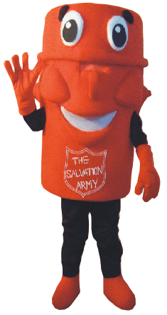 salvation army mascot costume
